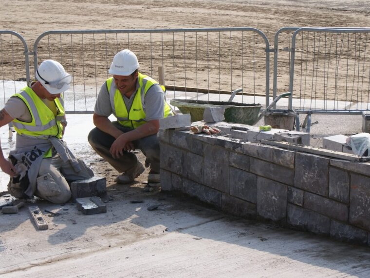 Victorian Sea Wall Rebuild, Weston-super-Mare - civil engineering and groundworks by EJ McGrath