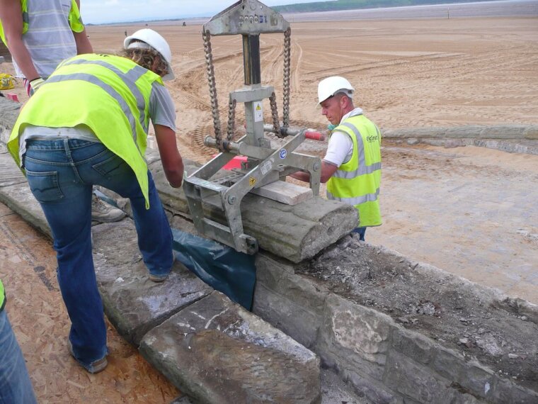 Victorian Sea Wall Rebuild - EJ McGrath project, photo 4