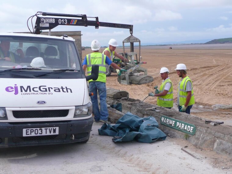 Victorian Sea Wall Rebuild - EJ McGrath project, photo 3