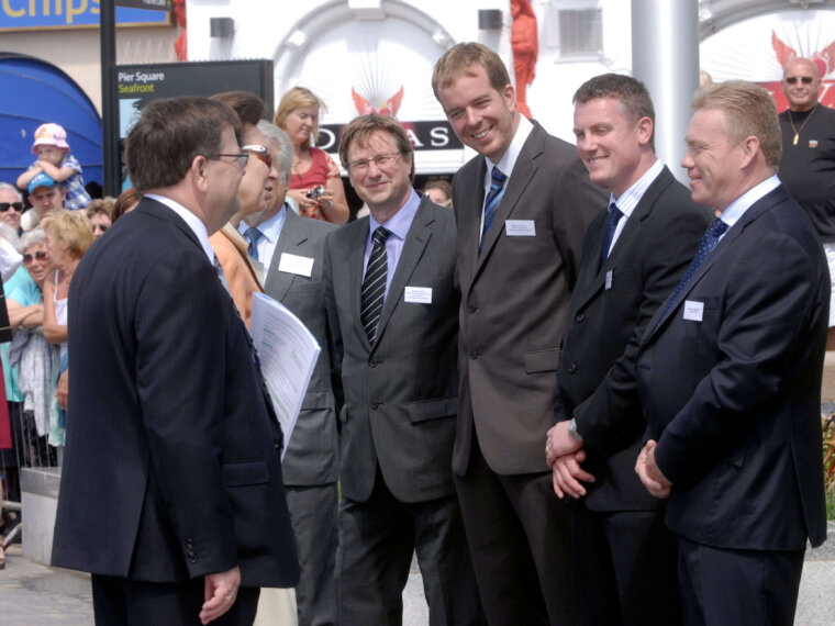 Princess Anne visits our new Square - EJ McGrath Construction