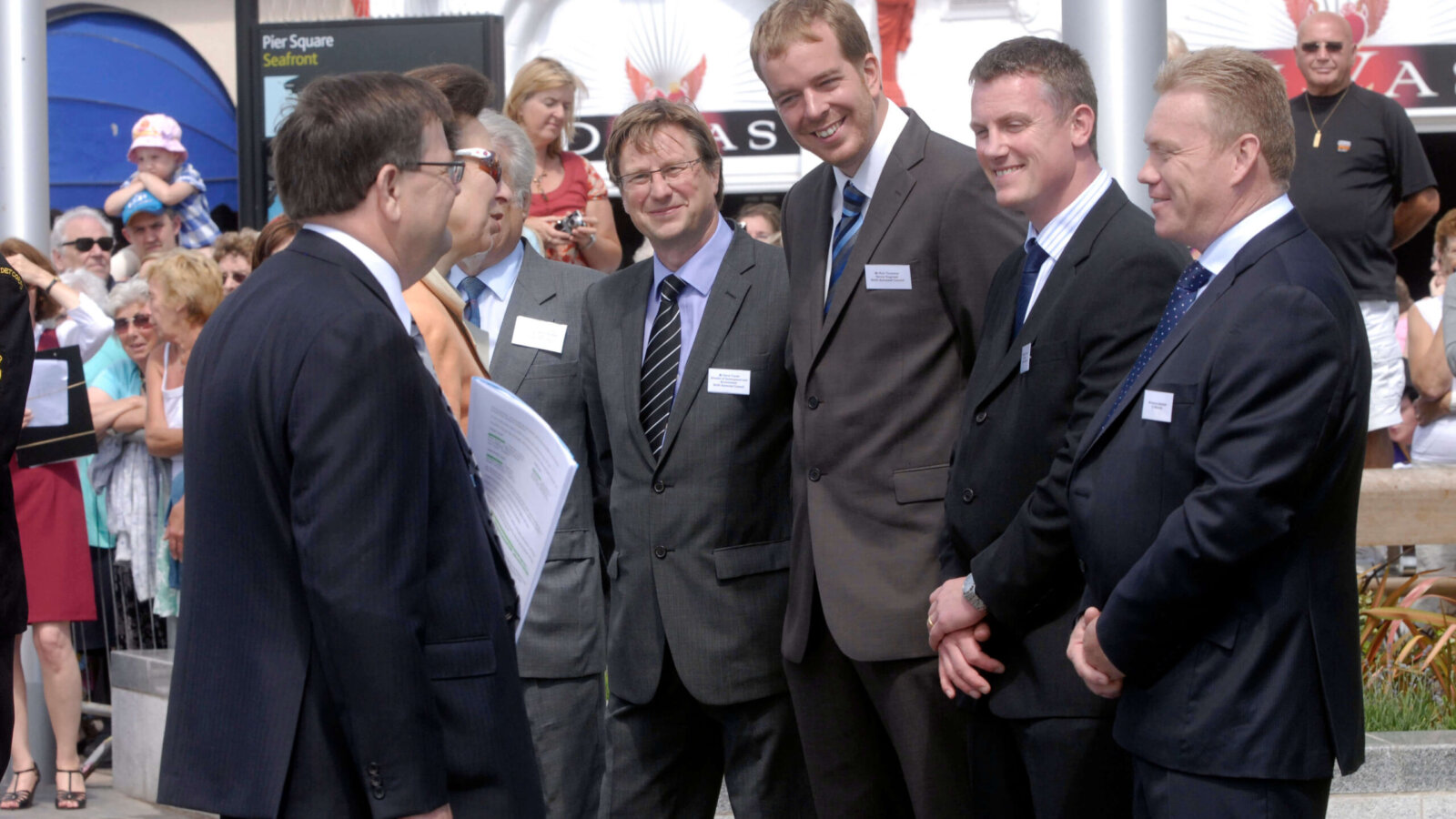 Princess Anne visits our new Square, EJ McGrath Construction