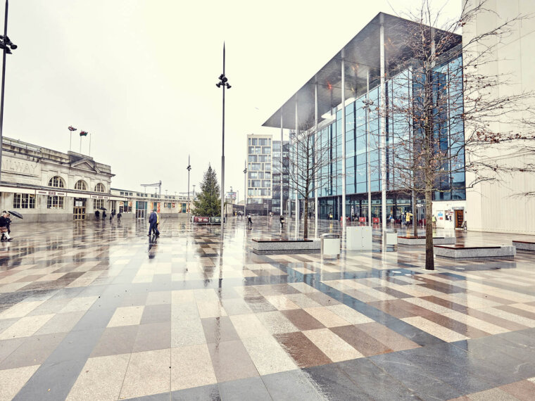 One Central Square, Cardiff - civil engineering and groundworks by EJ McGrath