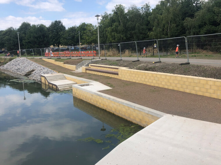 Boat Launch Ramp - Portishead, Portishead Marina - civil engineering and groundworks by EJ McGrath