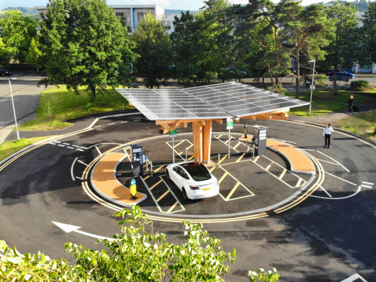 K:Port Electric Vehicle Charging Hub - Portishead, Portishead - civil engineering and groundworks by EJ McGrath