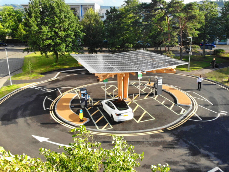 K:Port Electric Vehicle Charging Hub - Portishead, Portishead - civil engineering and groundworks by EJ McGrath