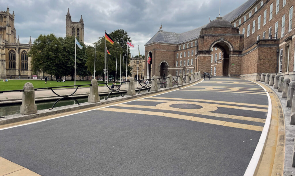 Natural-stone paving and public realm at Bristol City Hall