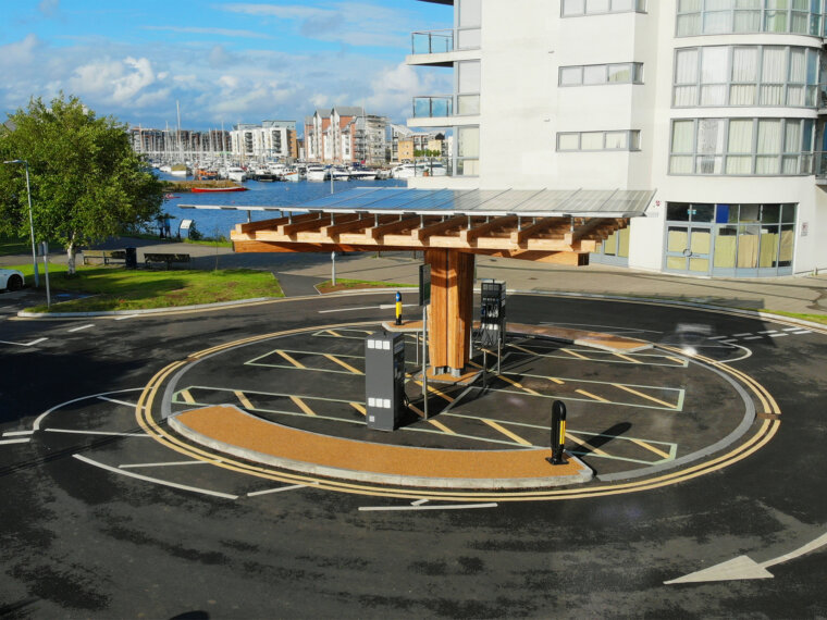 K:Port Electric Vehicle Charging Hub - Portishead - EJ McGrath project, photo 8