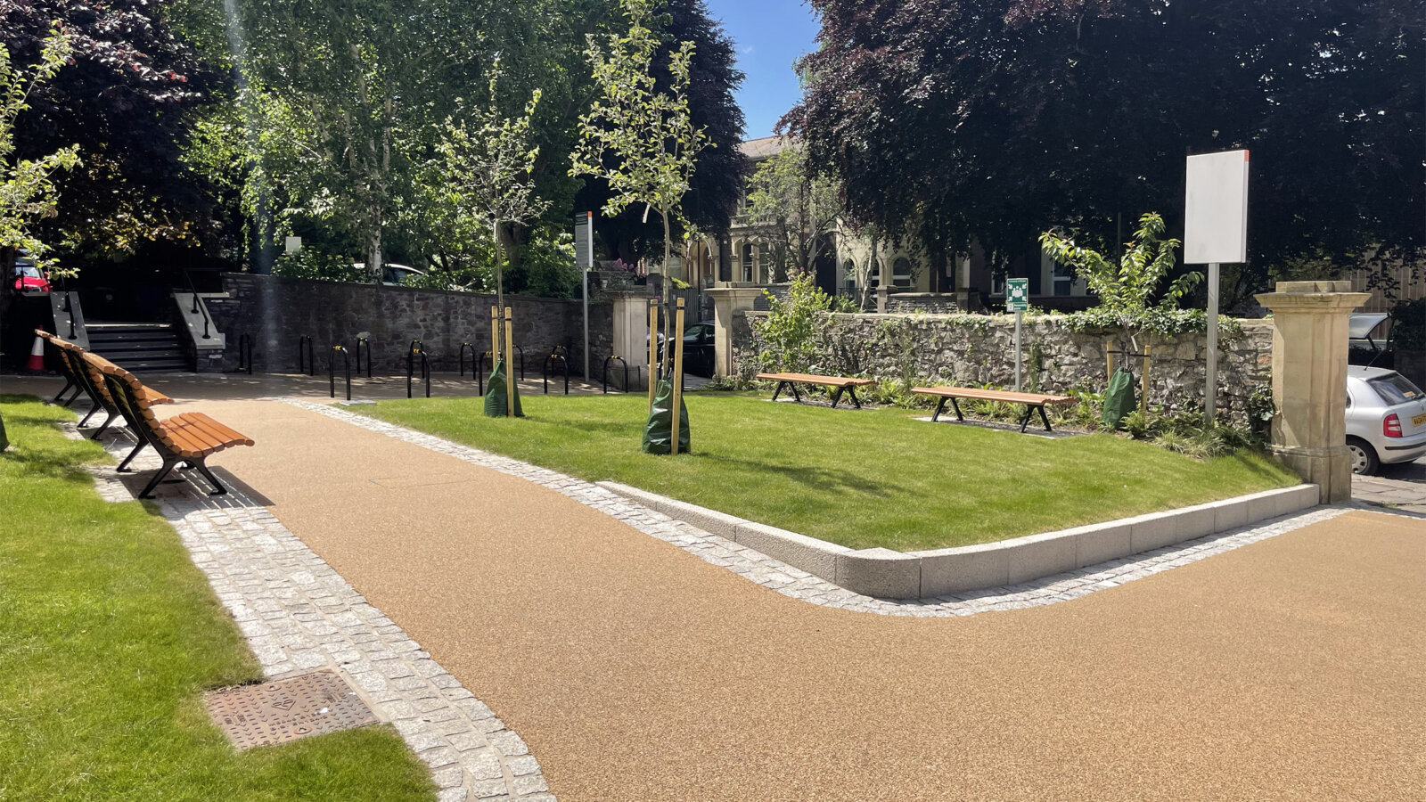 Public Realm - Humanities Building -  Bristol, Clifton, Bristol - civil engineering and groundworks by EJ McGrath