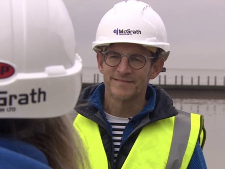 Marine Lake Featured on BBC Points West - EJ McGrath Construction
