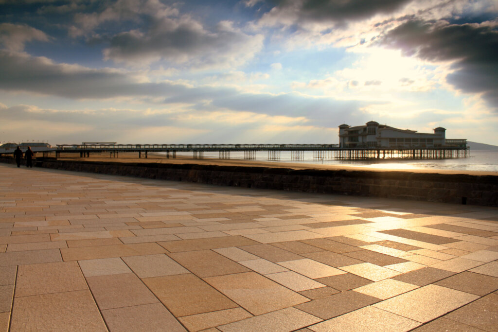 Seafront paving and public-realm works by EJ McGrath