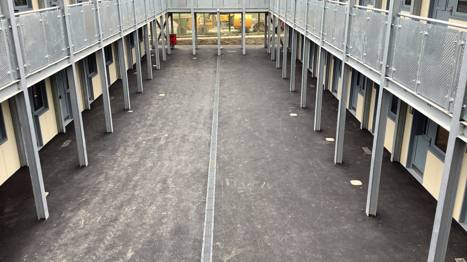 EJ McGrath Construction groundworks and civils team working on a secure, restricted-access site