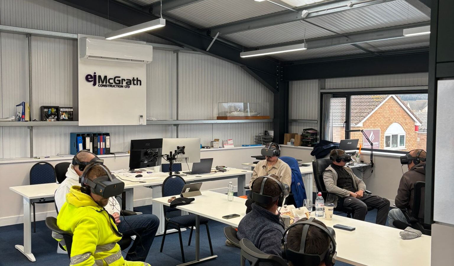 EJ McGrath Hosts VR Spill Awareness Training with Galliford Try - EJ McGrath Construction