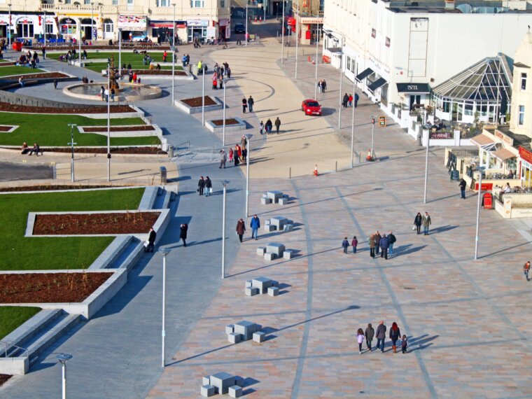 Princess Royal Square, Weston-super-Mare - civil engineering and groundworks by EJ McGrath
